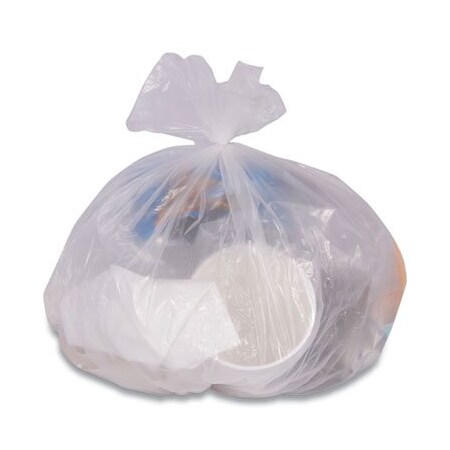 Coastwide Professional HIGH-DENSITY CAN LINERS, 10 GAL, 6 MIC, 24in X 24in, NATURAL, 1000PK 814902